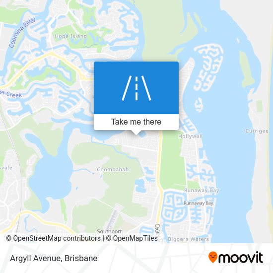 Argyll Avenue map