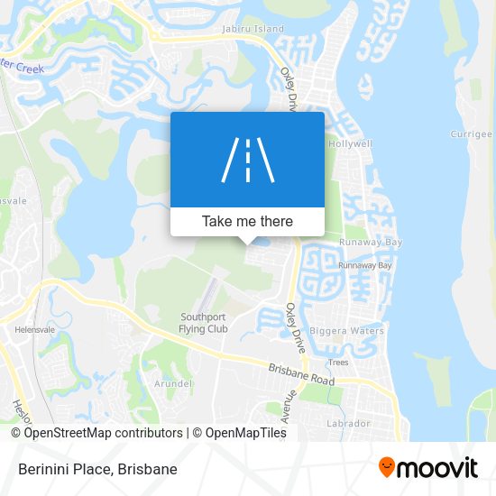Berinini Place map