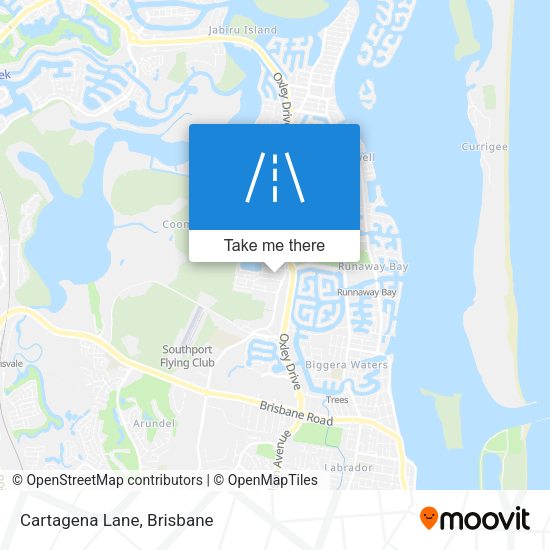 Cartagena Lane map