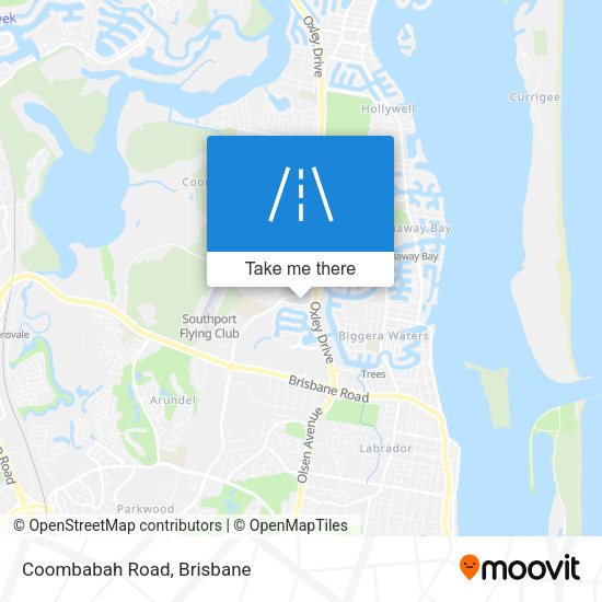 Coombabah Road map