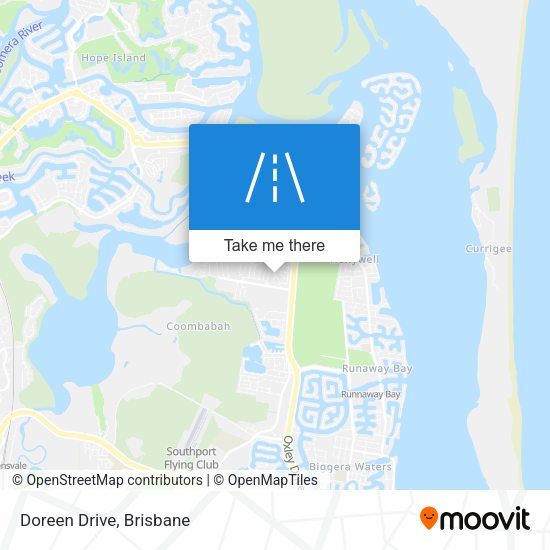 Doreen Drive map