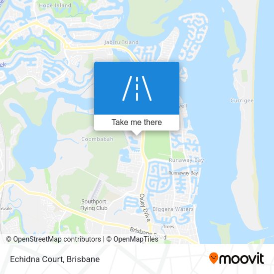 Echidna Court map