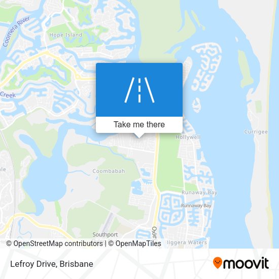 Lefroy Drive map