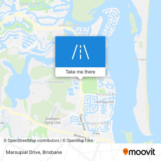 Marsupial Drive map