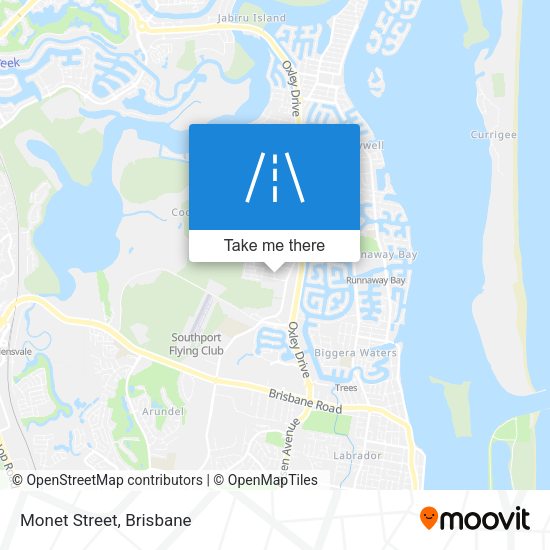 Monet Street map