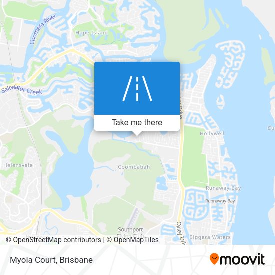Myola Court map