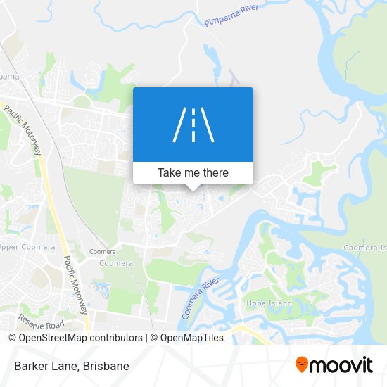 Barker Lane map