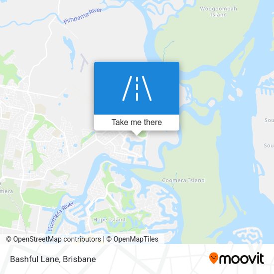 Bashful Lane map