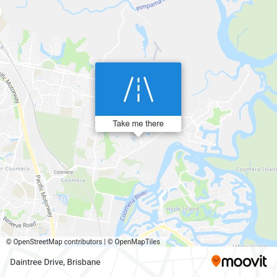 Daintree Drive map