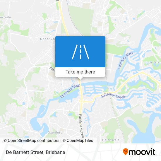 De Barnett Street map