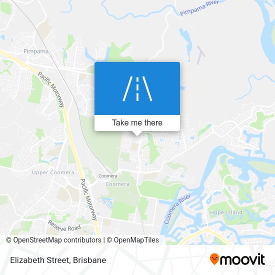 Elizabeth Street map