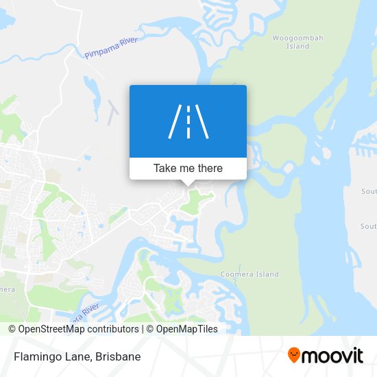 Flamingo Lane map