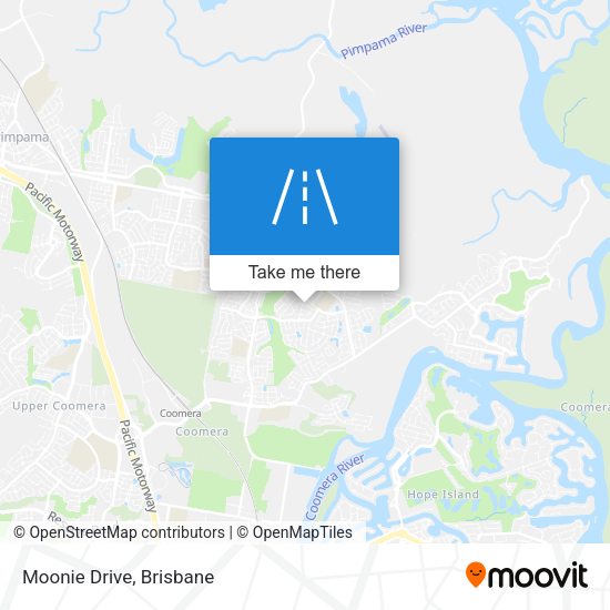 Moonie Drive map