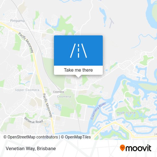 Venetian Way map