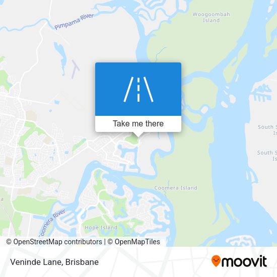 Veninde Lane map