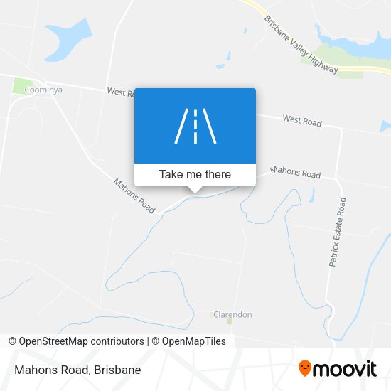 Mahons Road map