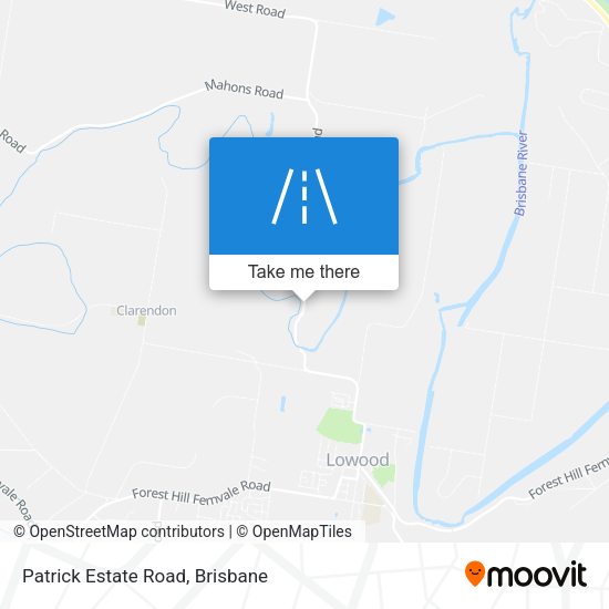 Patrick Estate Road map