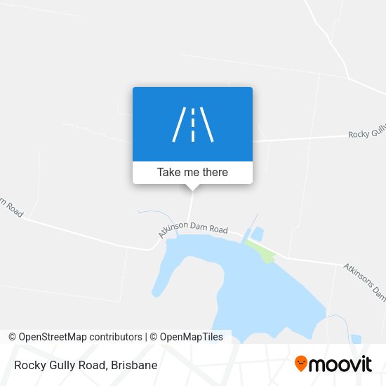 Rocky Gully Road map