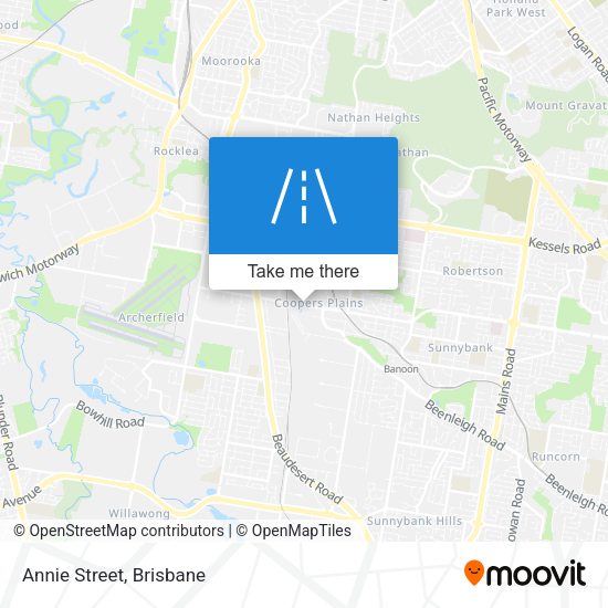 Annie Street map