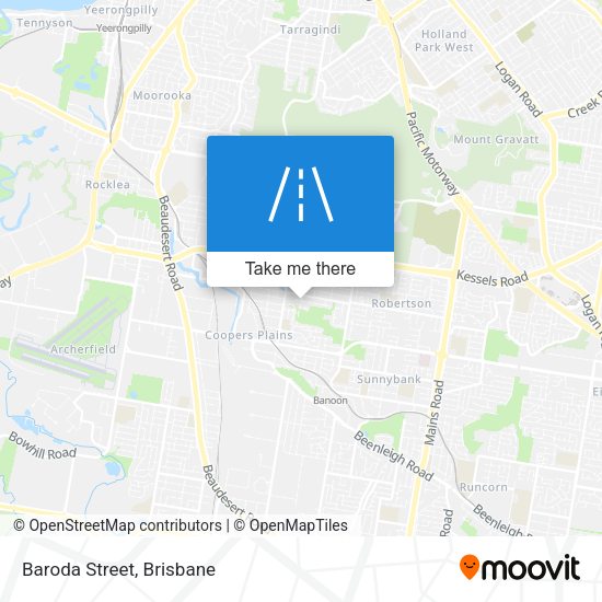 Baroda Street map