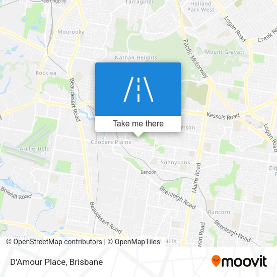 D'Amour Place map