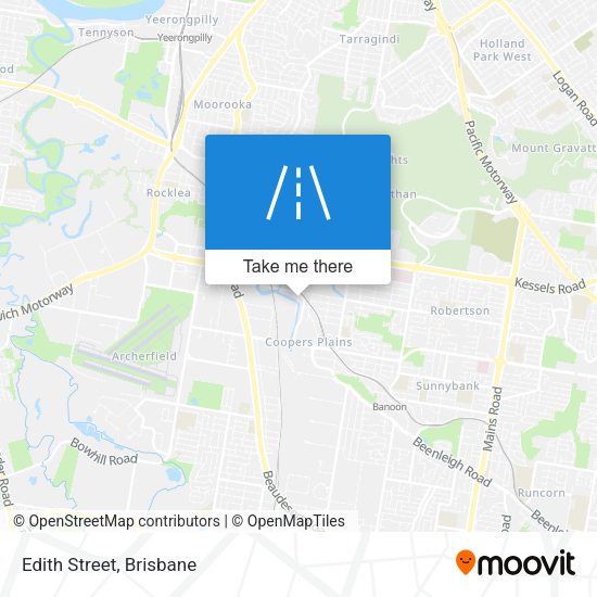 Edith Street map