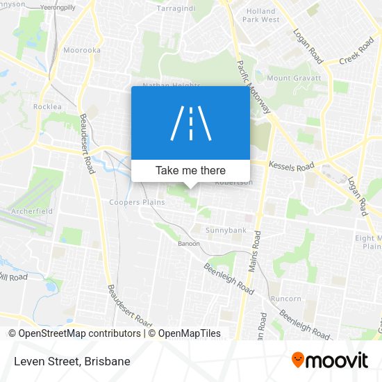 Leven Street map