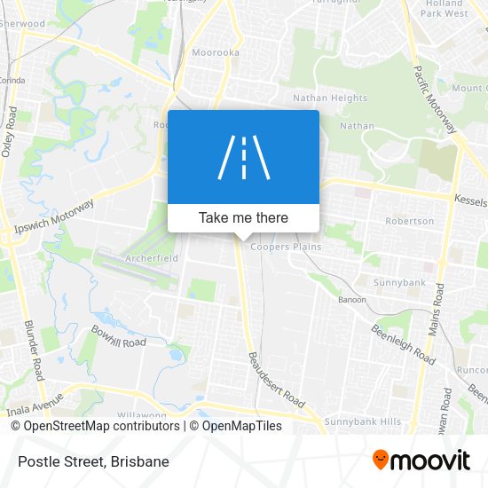 Postle Street map