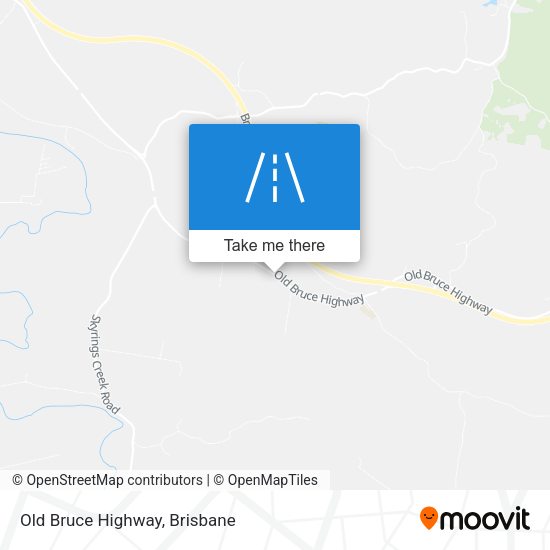 Old Bruce Highway map