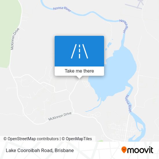 Lake Cooroibah Road map