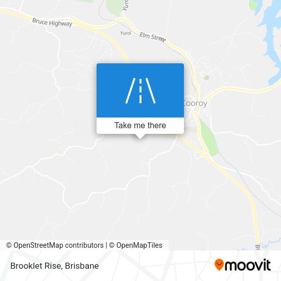 Brooklet Rise map
