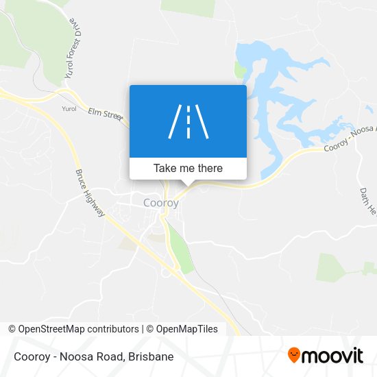 Cooroy - Noosa Road map