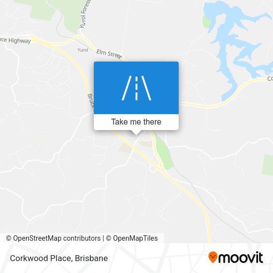Corkwood Place map