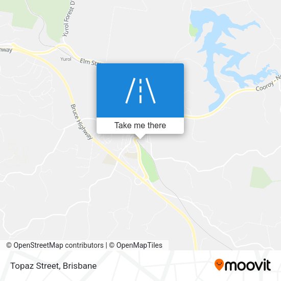 Topaz Street map