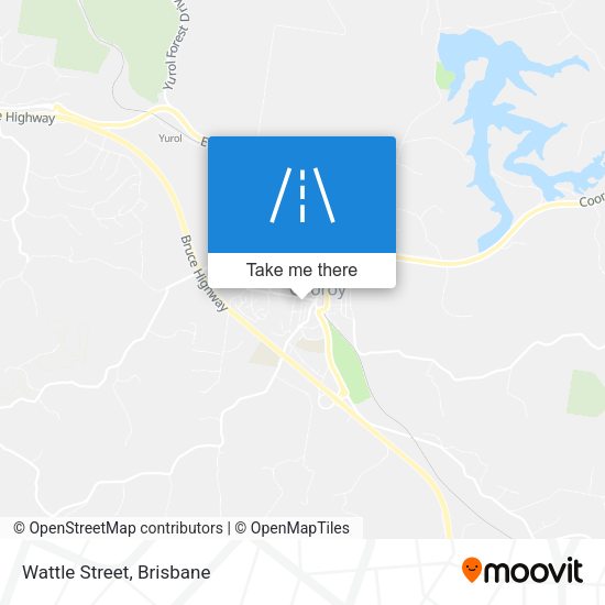 Wattle Street map