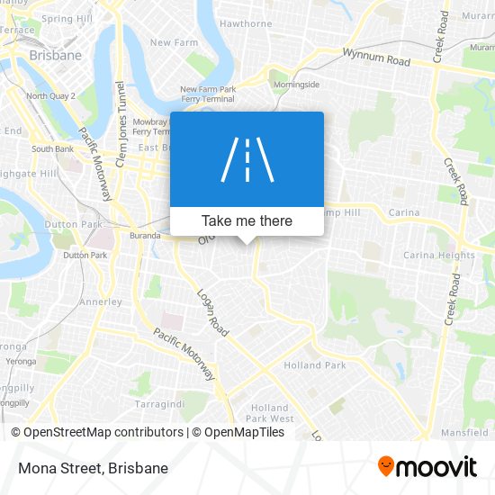 Mona Street map