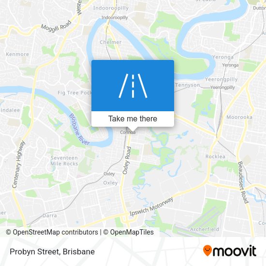 Probyn Street map