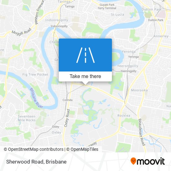 Mapa Sherwood Road