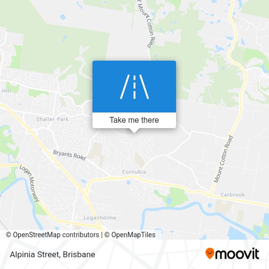 Alpinia Street map