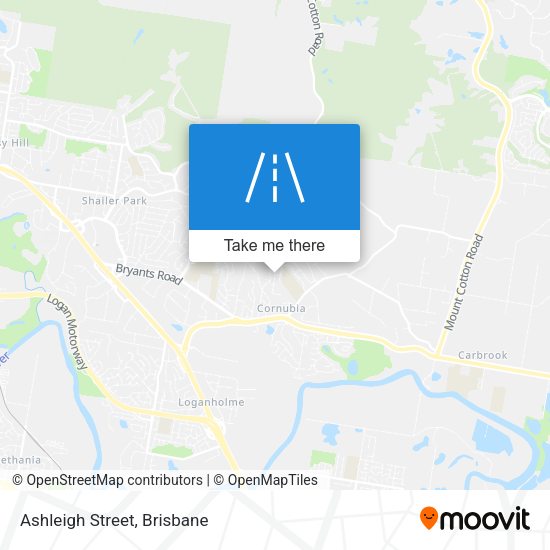 Ashleigh Street map