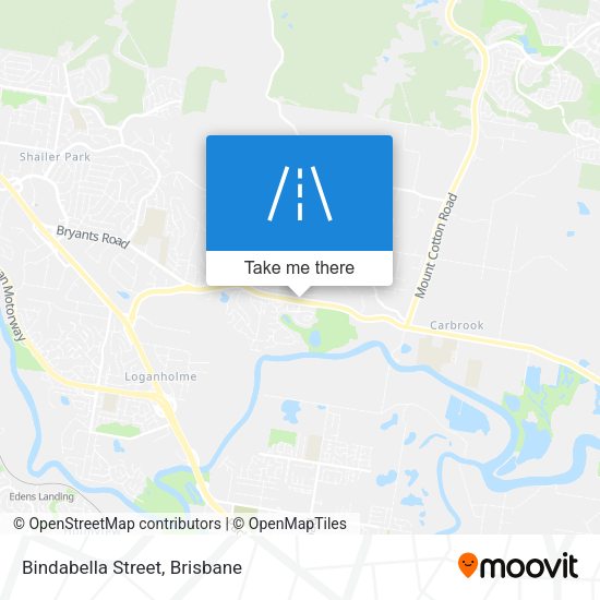 Bindabella Street map