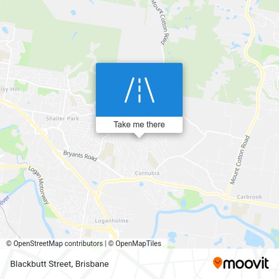 Blackbutt Street map