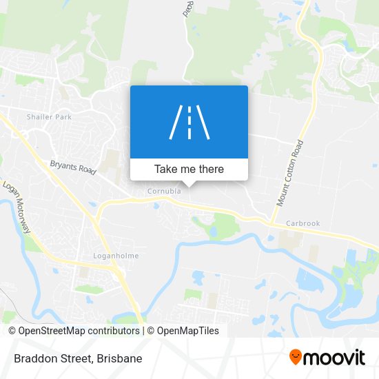 Braddon Street map