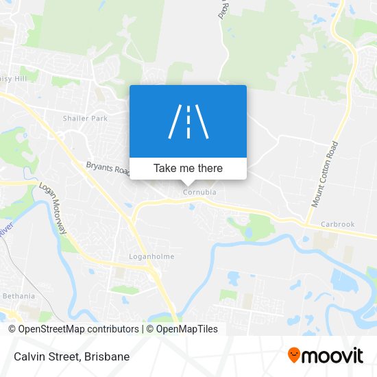 Calvin Street map