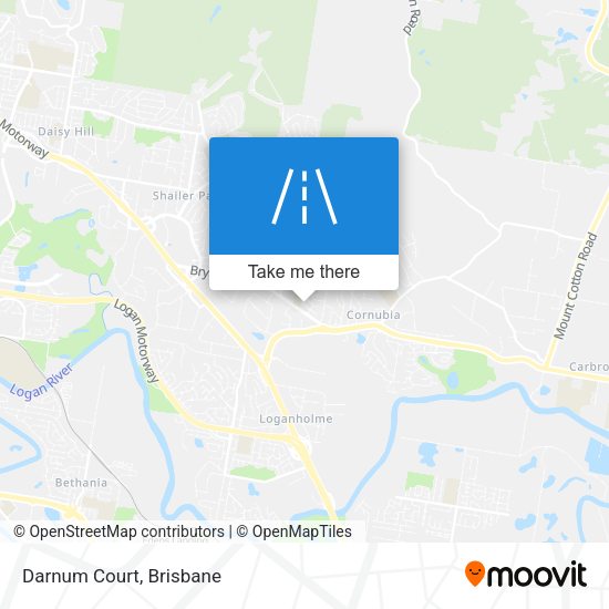 Darnum Court map