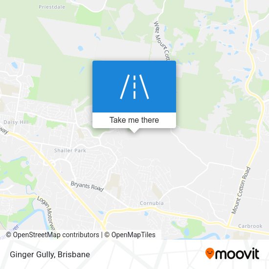 Ginger Gully map