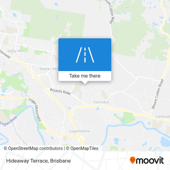 Hideaway Terrace map
