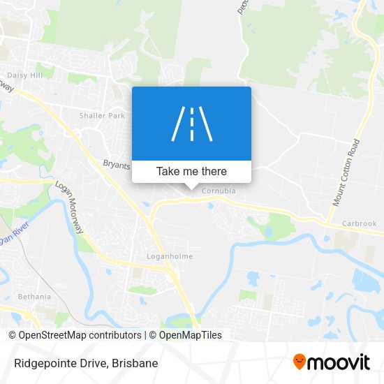 Ridgepointe Drive map