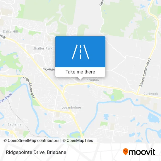 Mapa Ridgepointe Drive