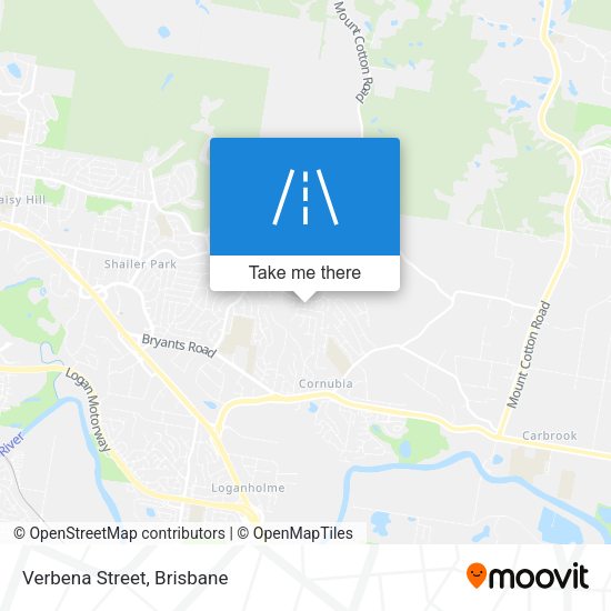 Verbena Street map